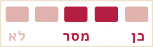 מסר עם נטייה לכן